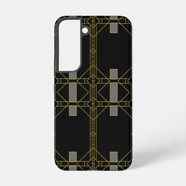 Geometrical Deco Pattern Samsung Galaxy S22 Case (Back)