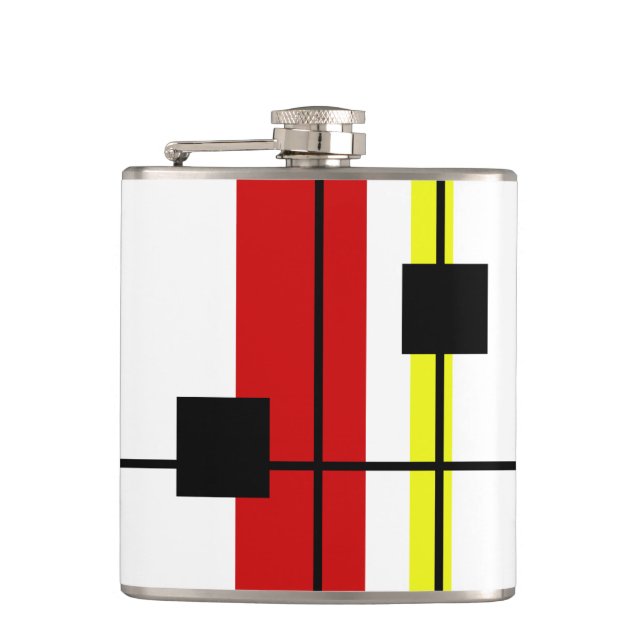 Geometrical design hip flask (Front)