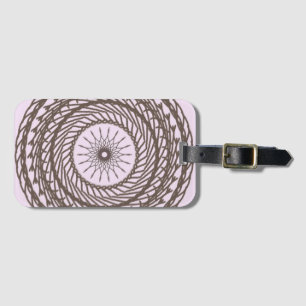 Geometrical design luggage tag