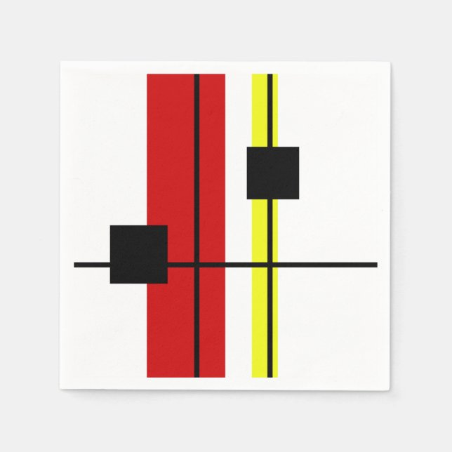 Geometrical design napkin (Front)