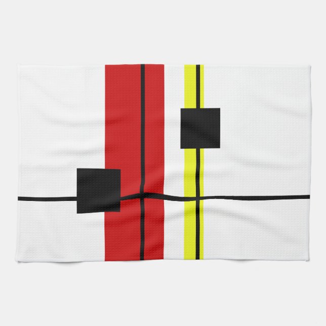 Geometrical design tea towel (Horizontal)