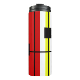 Geometrical design thermal tumbler