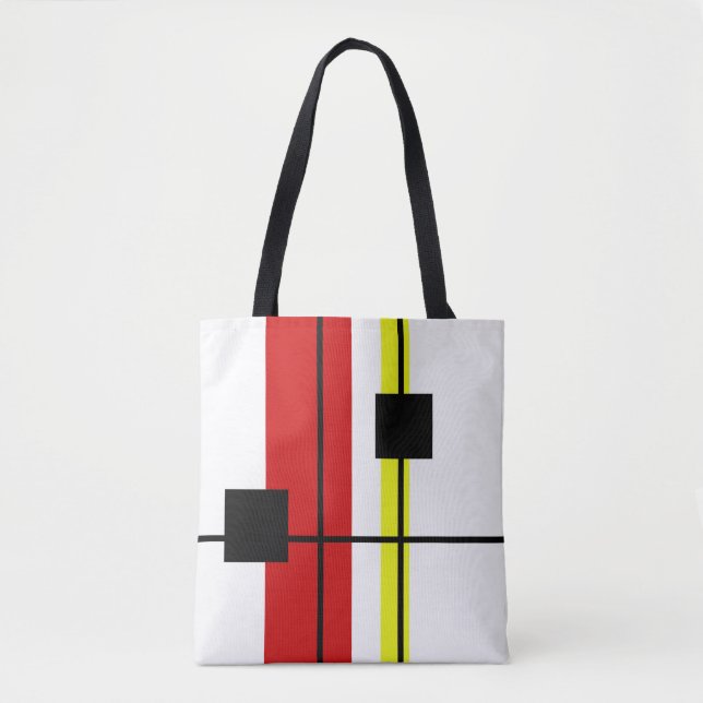 Geometrical design tote bag (Front)