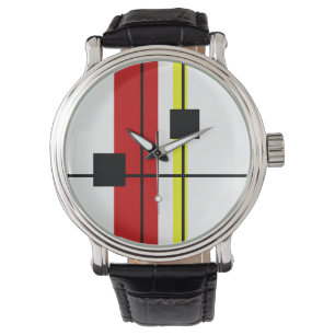 Geometrical design watch