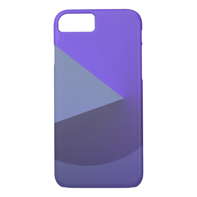 Geometrical Geometric 3 Purple Iphone Case (Back)