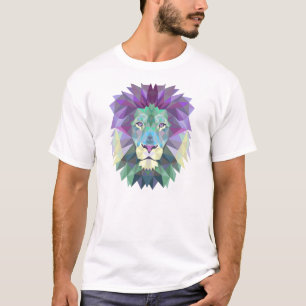 Geometrical lion illustration T-Shirt