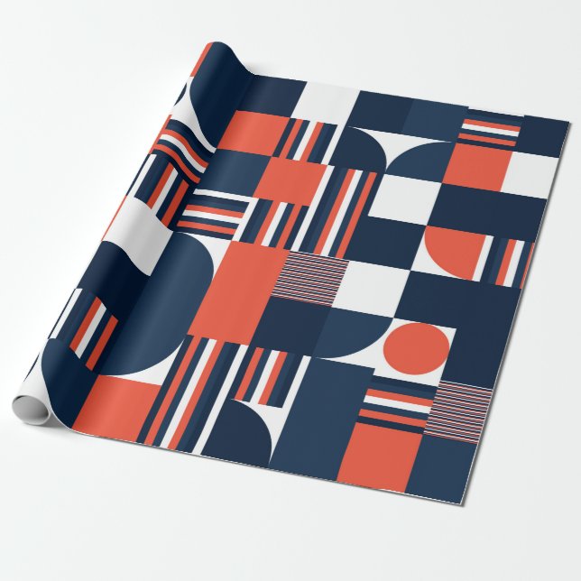 Geometrical modern seamless pattern wrapping paper (Unrolled)