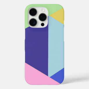 geometrical multicolor art iPhone 16 pro case