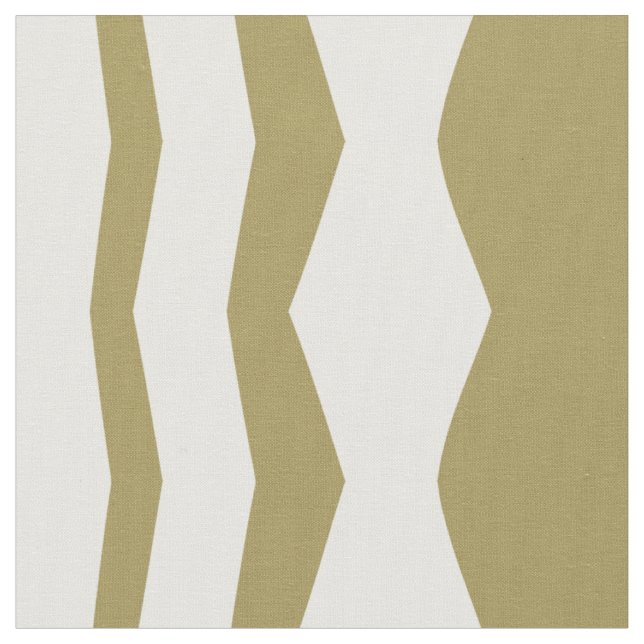 Geometrical ornamental beige & white fabric (Close Up)