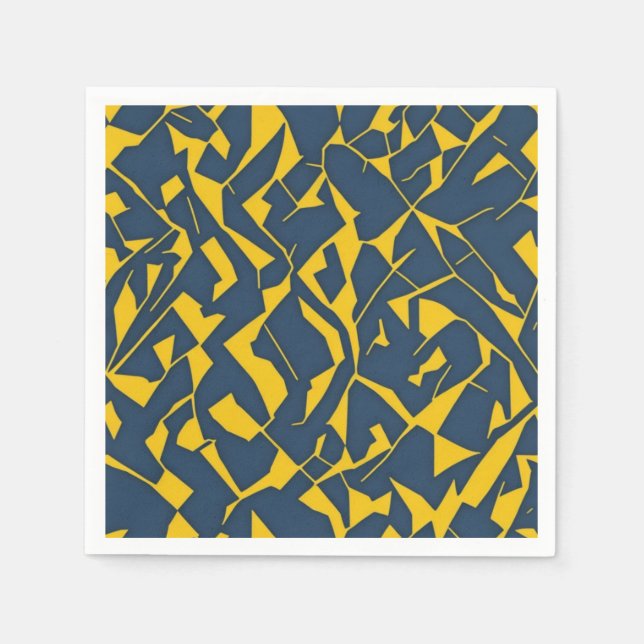 Geometrical pattern napkin (Front)