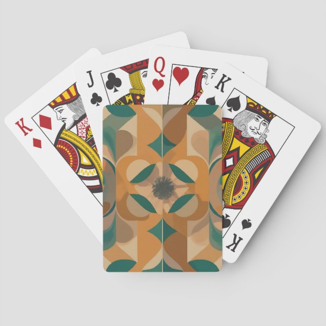 Geometrical pattern  playing cards (Back)