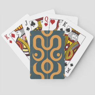 Geometrical pattern playing cards