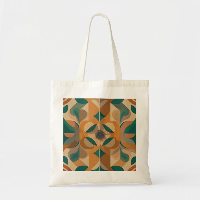 Geometrical pattern  tote bag (Front)