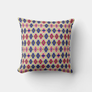 Geometrical Patterns: Traditional Textile Illustra Cushion