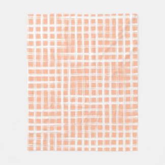 Geometrical Pink Lines: Seamless Raster Fleece Blanket