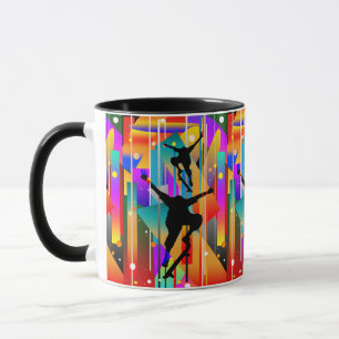 Geometrical Shape Abstract Skateboarding Mug