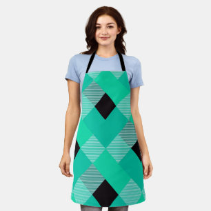 Geometrical Square Abstraction 10 Apron