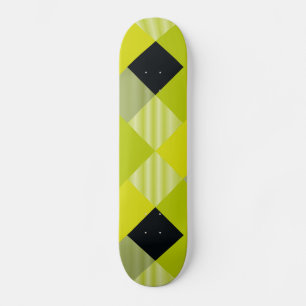 Geometrical Square Abstraction 11 Skateboard