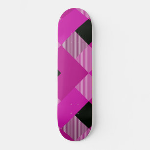 Geometrical Square Abstraction 13 Skateboard