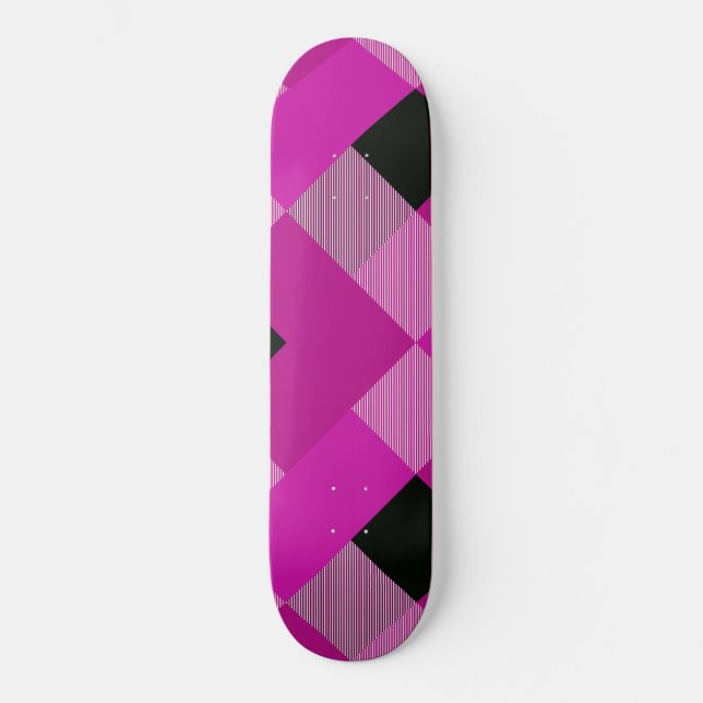 Geometrical Square Abstraction 13 Skateboard (Front)