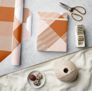 Geometrical Square Abstraction 16 Wrapping Paper