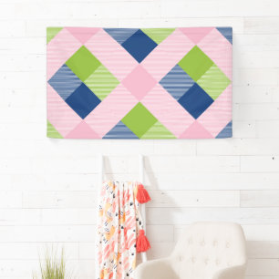 Geometrical Square Abstraction 18 Banner