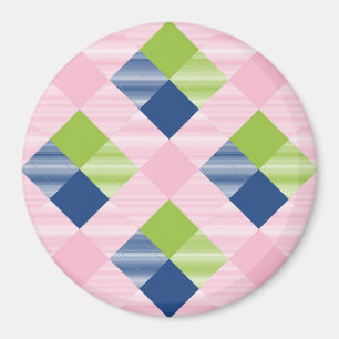 Geometrical Square Abstraction 18 Magnet