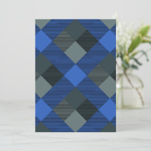 Geometrical Square Abstraction 21 Card