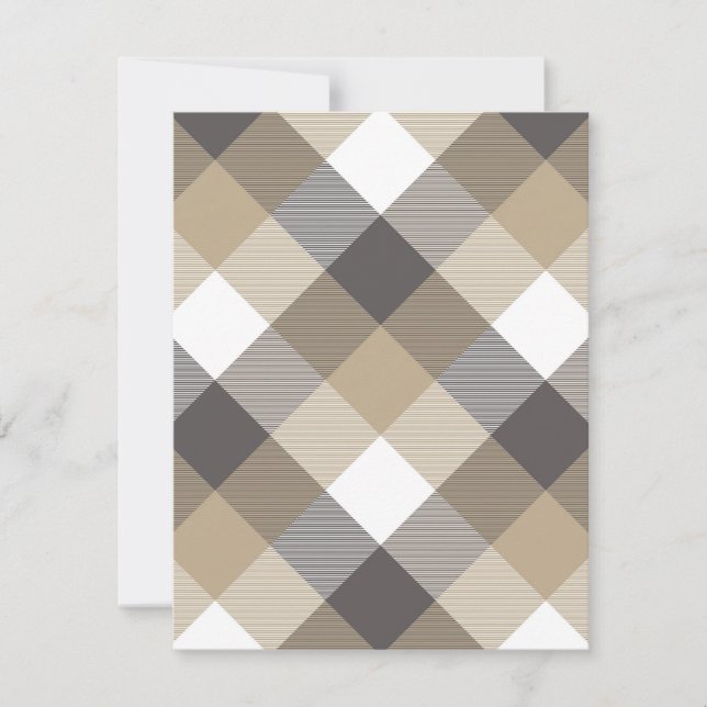 Geometrical Square Abstraction 2 Card (Front)