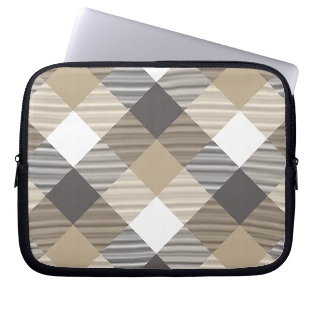 Geometrical Square Abstraction 2 Laptop Sleeve (Front)