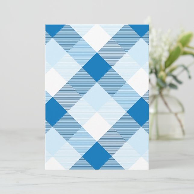 Geometrical Square Abstraction 6 Card (Standing Front)