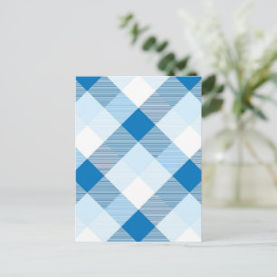 Geometrical Square Abstraction 6 Holiday Postcard