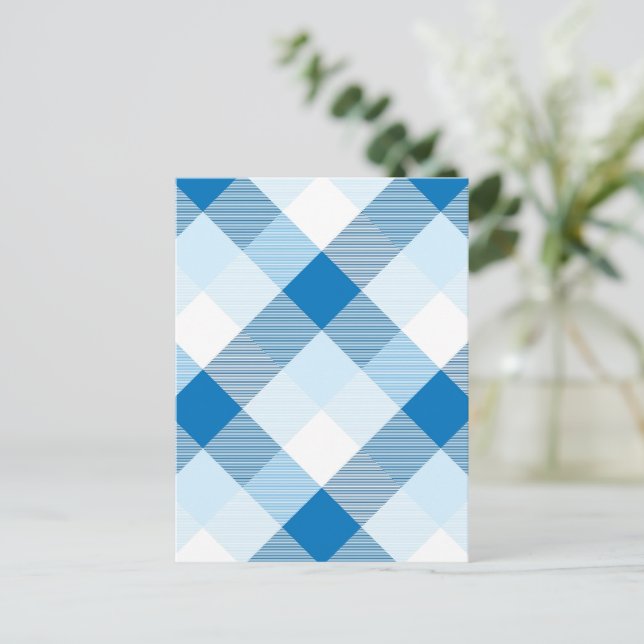 Geometrical Square Abstraction 6 Postcard (Standing Front)