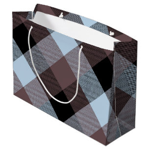 Geometrical Square Abstraction 8 Large Gift Bag