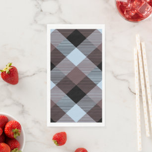 Geometrical Square Abstraction 8 Napkin