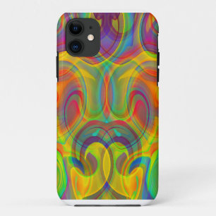 GEOMETRICAL SWIRL COLORFUL ART ABSTRACT   Case-Mate iPhone CASE