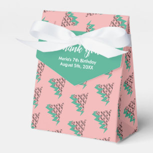 Geometrical Watermelon Seeds Birthday Party Favour Box