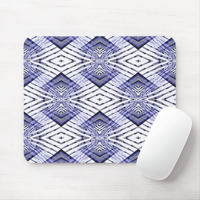 Geometrically Blue....... Mouse Pad (With Mouse)