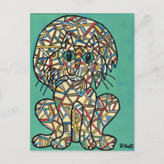 Geometricat 5 postcard