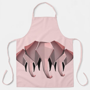 Geometrics Elephant Head  Apron