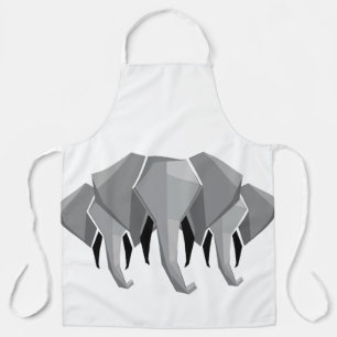 Geometrics Elephant Head Apron