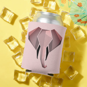 Geometrics Elephant Head  Can Cooler
