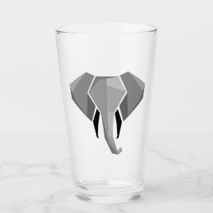 Geometrics Elephant Head  Glass