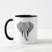 Geometrics Elephant Head