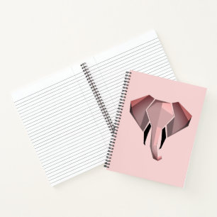 Geometrics Elephant Head Notebook