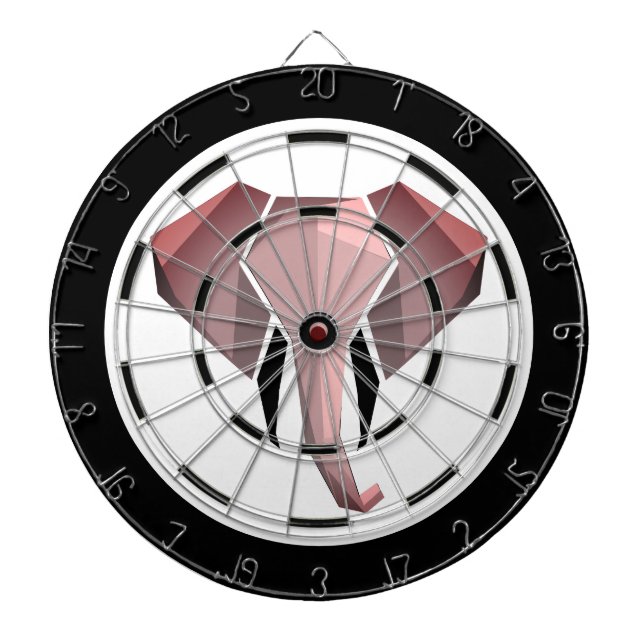 Geometrics Elephant Head Regulation Dartboard (Front)
