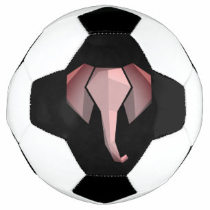 Geometrics Elephant Head  Soccer Ball