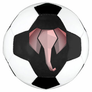 Geometrics Elephant Head  Soccer Ball