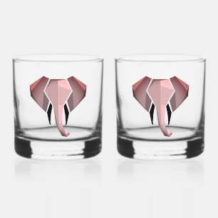 Geometrics Elephant Head Whiskey Glass