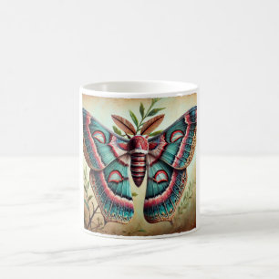 Geometrid Moth Beauty 220824IREF229 - Watercolor Coffee Mug